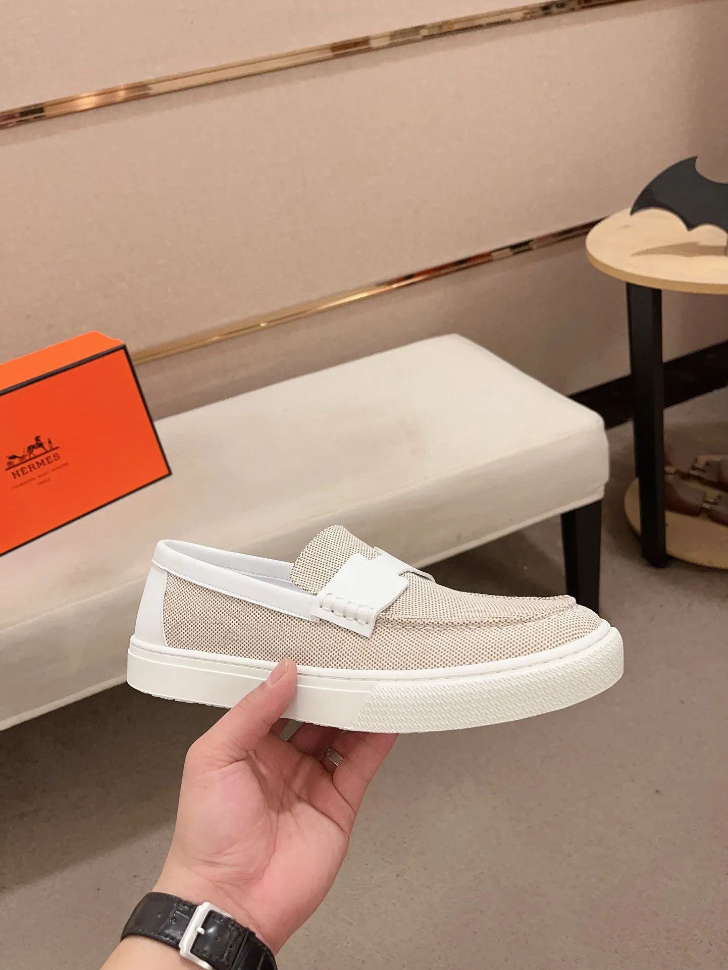 Men's clothing and shoes💰: 400💰《HERMES》【Classic Original Version】Hermès; Top 🔝 Purchasing Agency 🔍🔍Latest 🇺🇸Sold simultaneously at counters, original imported from Italy ▲▲Cow leather▲ ▲Exquisite workmanship (Italian 🇮🇹imported water-dyed 🐂cowhide lining) sole: original sole provided by the original factory, ⚠️exclusive double-layer activity·TPR·rubber·combined molded outsole; Code number: 36-46